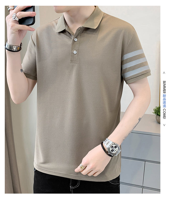 CBEJH2303-1B 短袖POLO衫男休閒百搭T恤(3色)