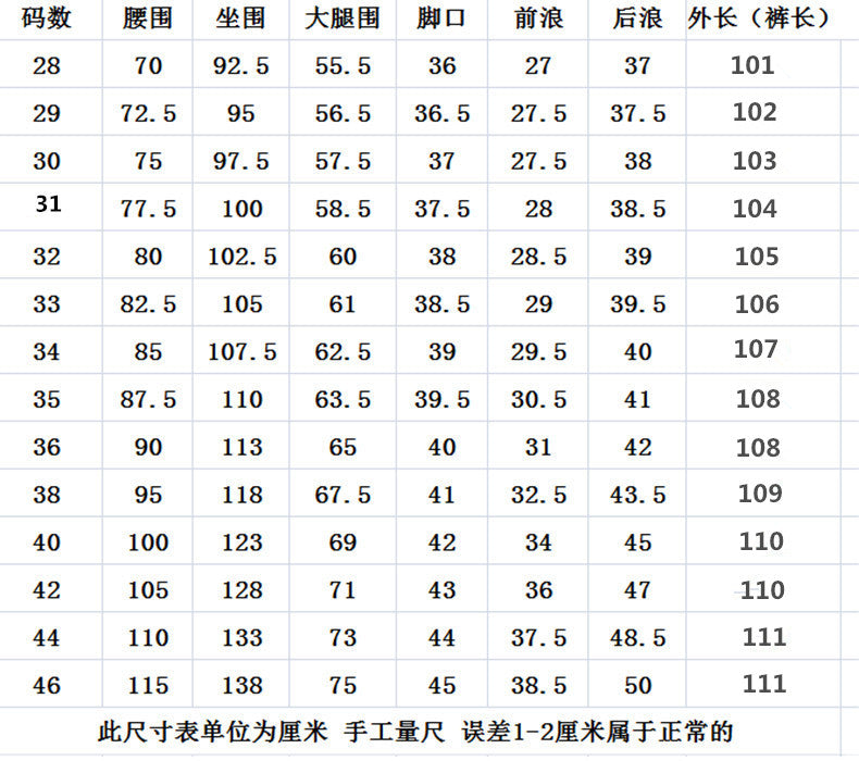 CBAL1857-1B 厚款商務加長寬鬆直筒休閒牛仔褲(2色)