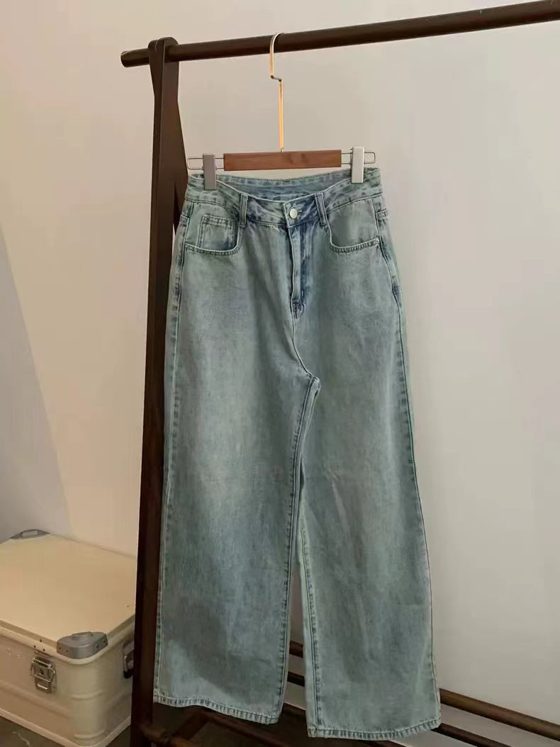 CGAY0963-36H 基礎款顯瘦淺色系牛仔長褲