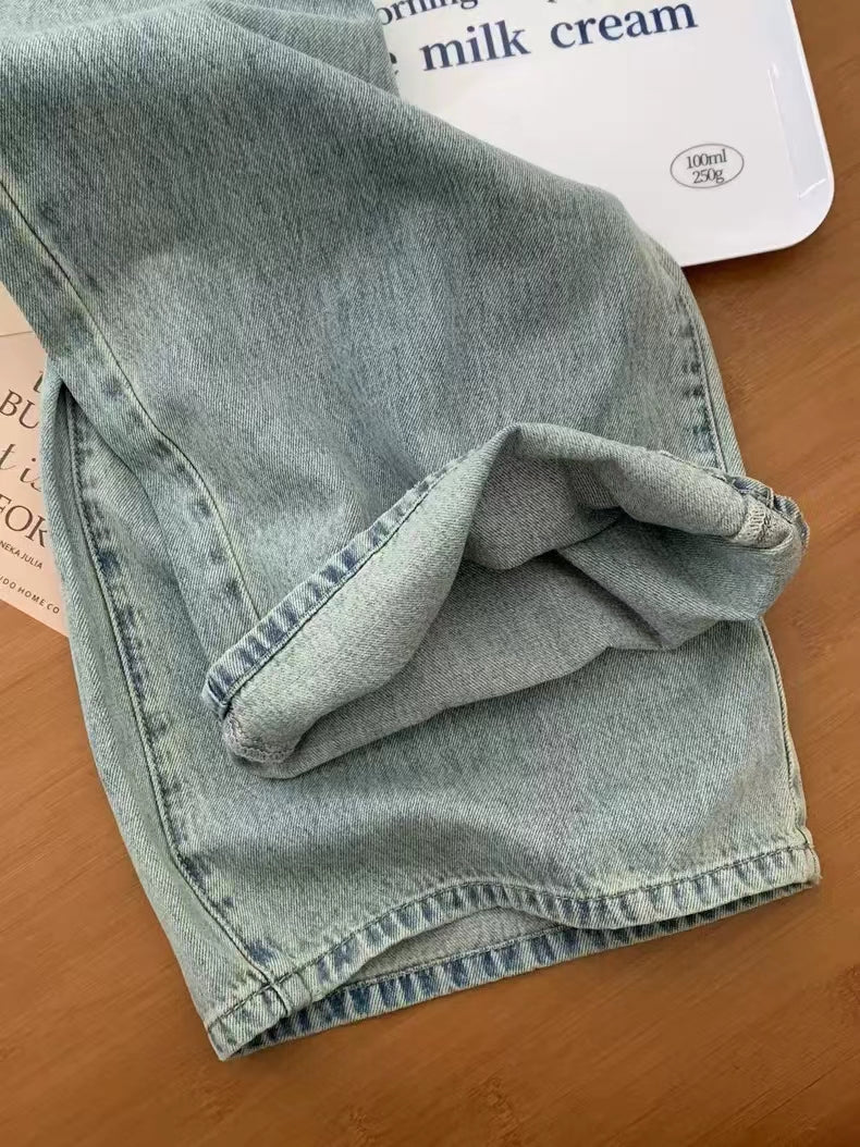CGAY0963-36H 基礎款顯瘦淺色系牛仔長褲