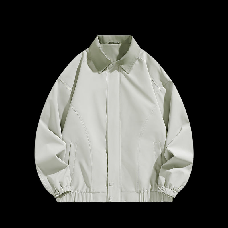 CBCMD9115-1B 衝鋒衣外套寬鬆休閒翻領夾克春秋工裝登山服(4色)