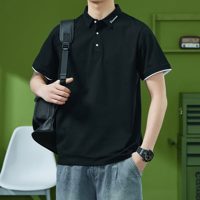 CBED328-803-1B 夏季Polo衫商務短袖T恤(4色)