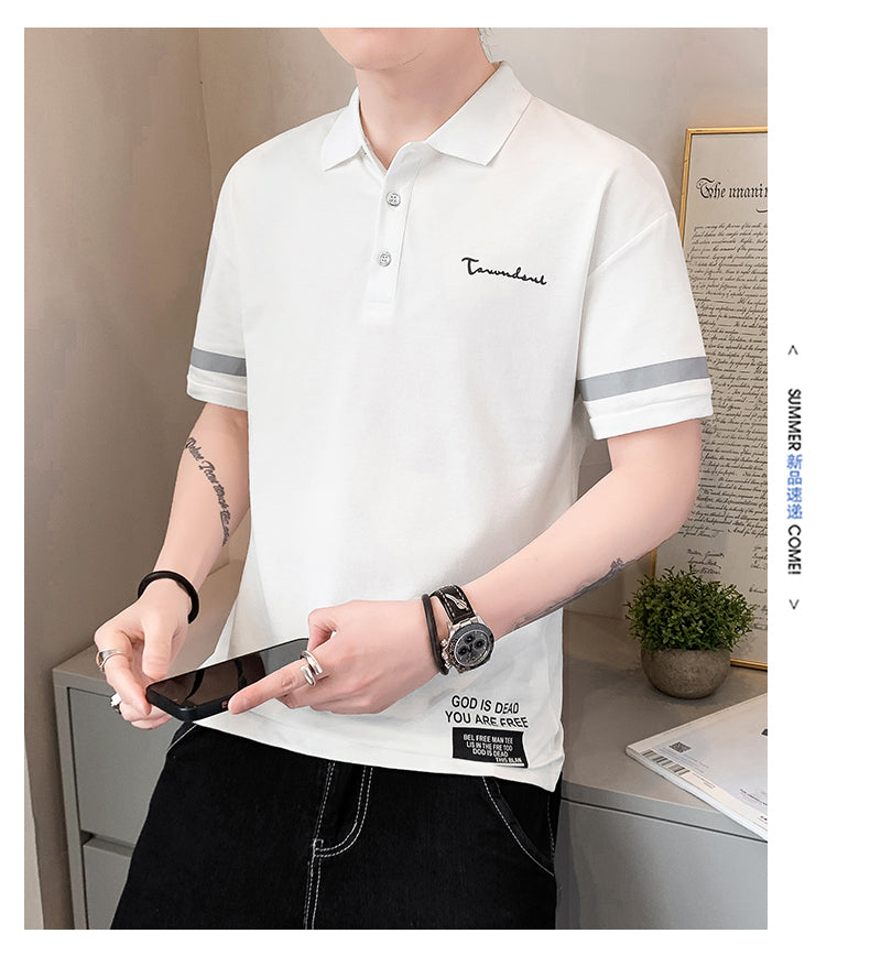 CBEJH2105-1B 短袖T恤襯衫領男夏季POLO衫(3色)