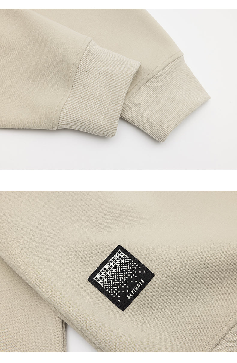 CBDFL9619-65B 秋季刺繡貼布小標寬鬆日系百搭上衣(4色)