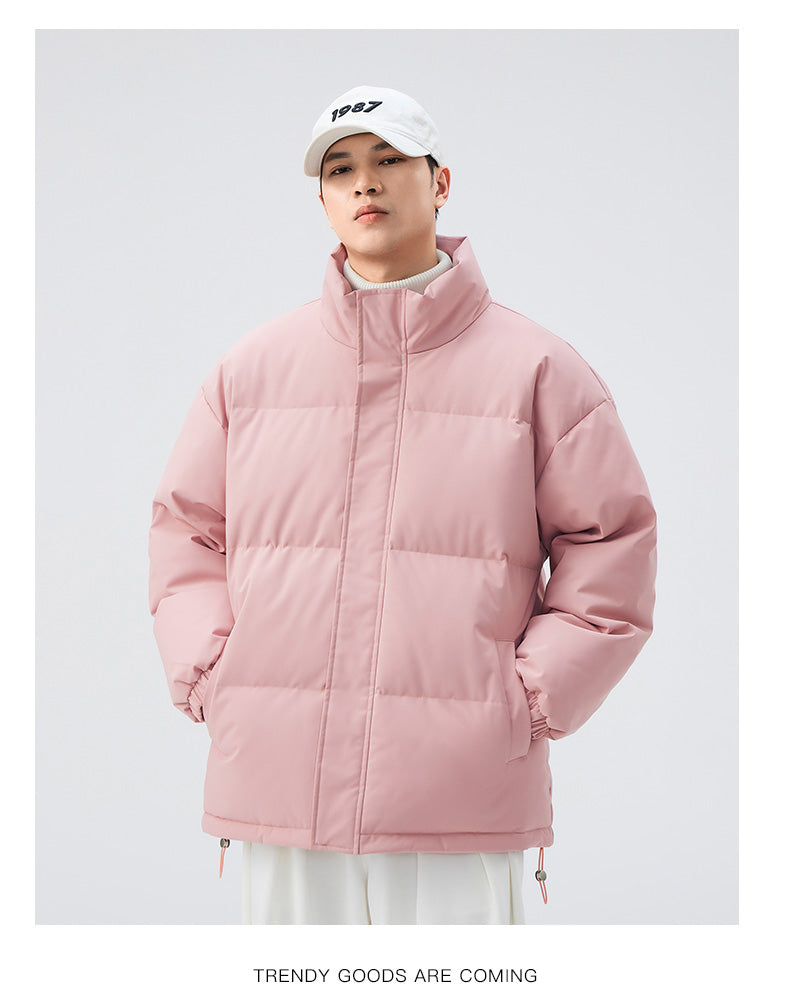CBCMYM24-99999-65B 冬季羽絨棉服加厚立領百搭寬鬆保暖禦寒外套(男女同款10色)