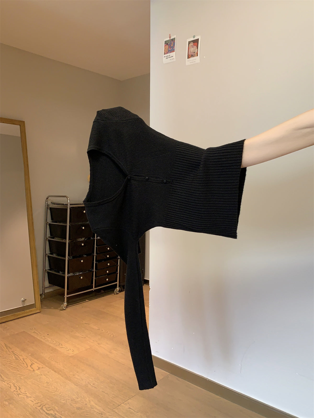 CGD7359-56B 秋冬V領安迪絨針織打底衫毛衣(5色)