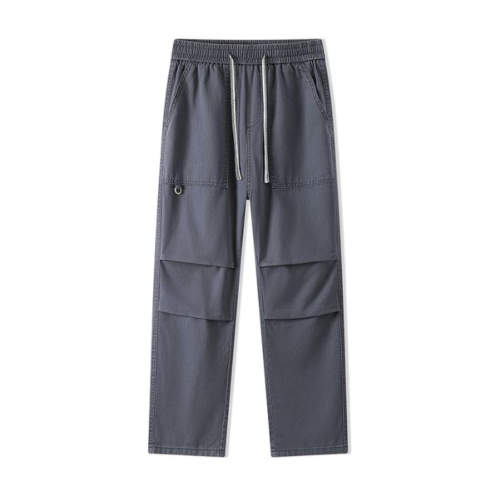 CBAMP2505-65B 夏季純棉水洗闊腿褲復古工裝褲寬鬆直筒褲(5色)