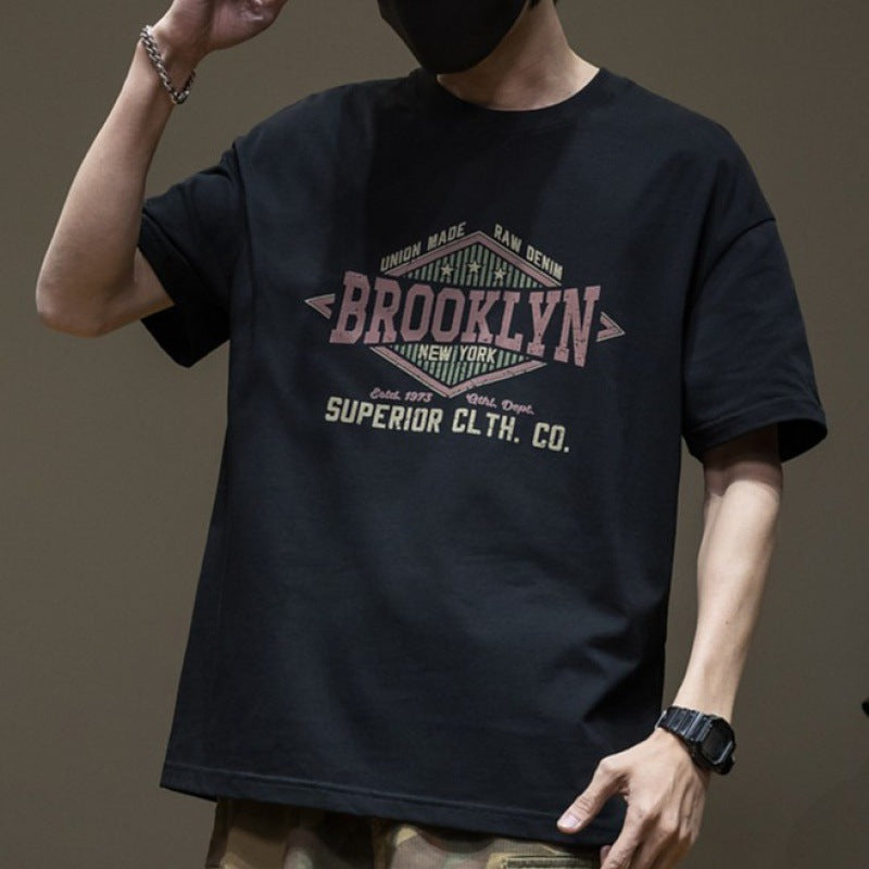 CBE265-96B 純棉200克重磅短袖T恤純棉寬鬆(2色)