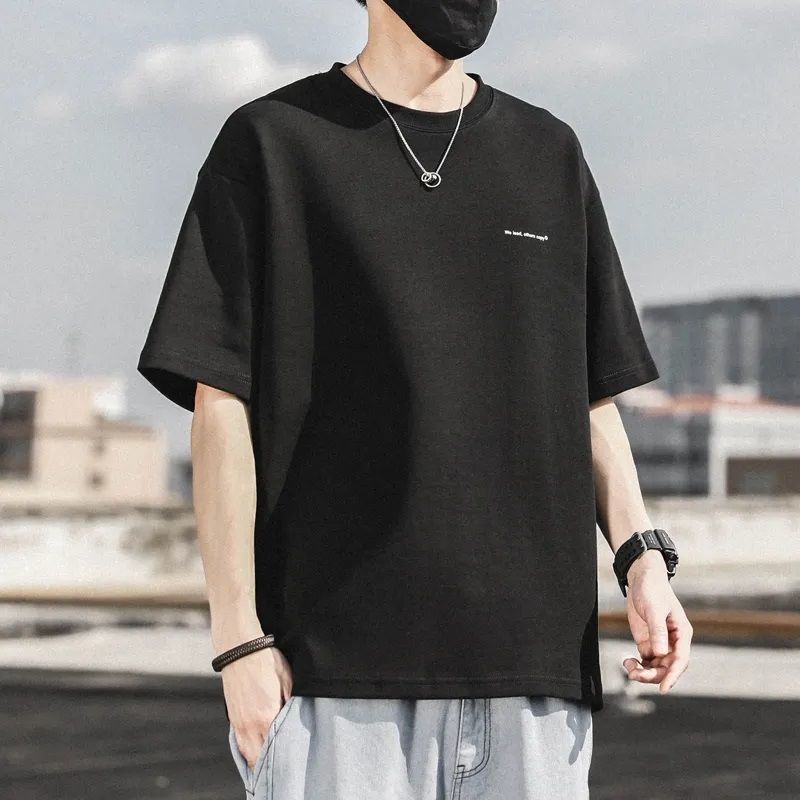 CBE269270-96B 純棉200克半袖寬鬆半袖上衣服純色(7色)