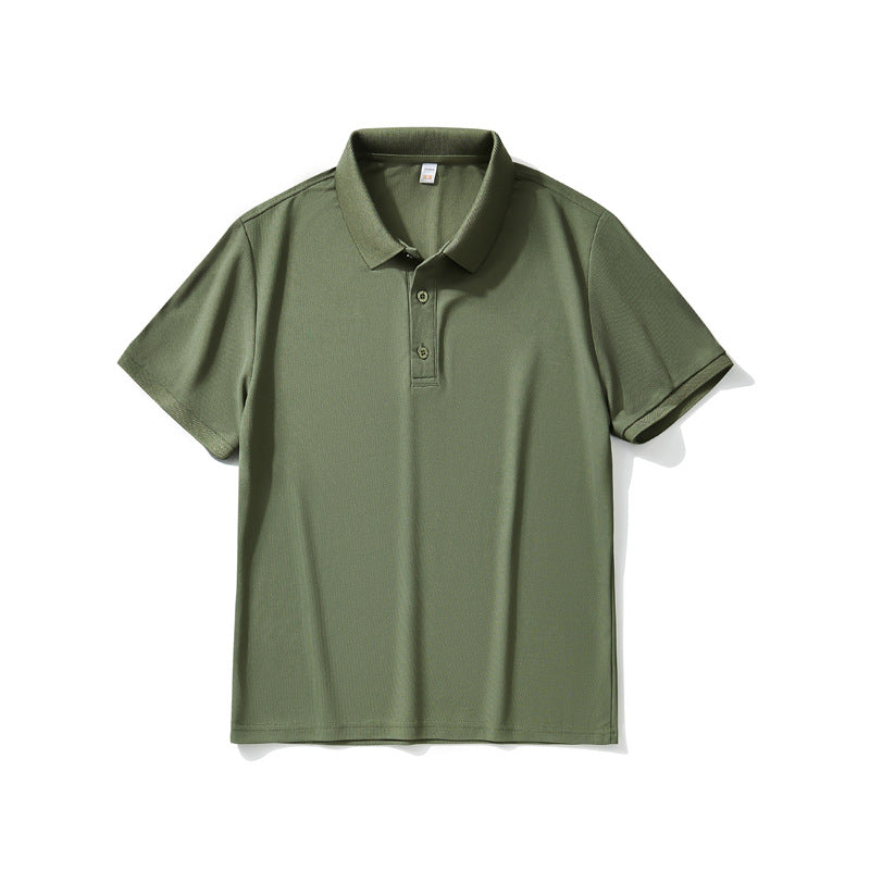 CBES1688-124B 夏季POLO衫純色翻領商務休閒時尚簡約(8色.男女同款)