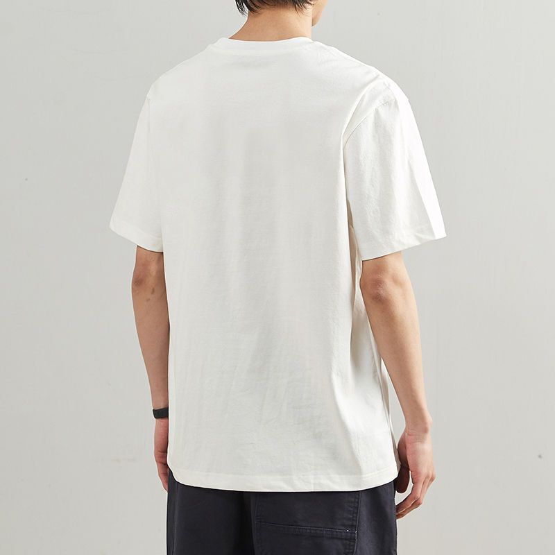 CBE426-96B 純棉200克國潮T恤夏季寬鬆簡約印花休閒百搭(5色)