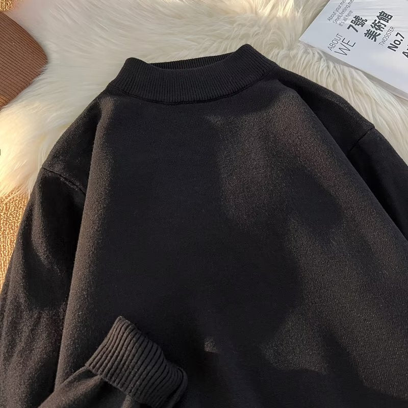 CBD001-100B 毛衣高領秋冬季長袖半高領針織打底衫(8色)