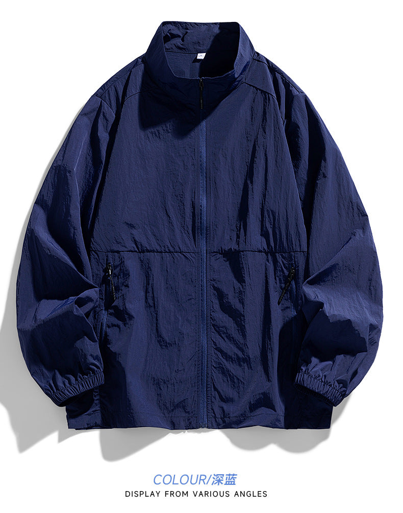 CBCMT2540-124B 立領夾克防曬衣夏季無帽日系凉感防曬服外套(5色)
