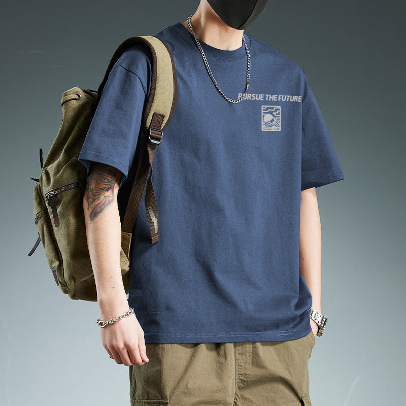 CBE521-96B 純棉200克短袖T恤夏季百搭(4色)