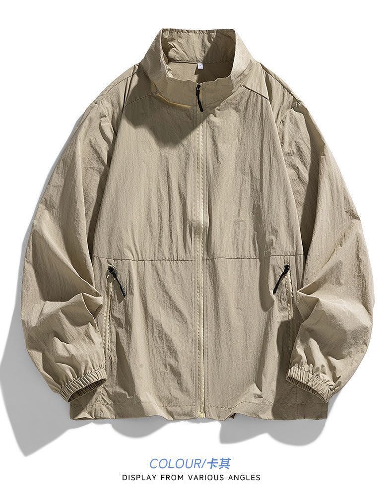 CBCMT2540-124B 立領夾克防曬衣夏季無帽日系凉感防曬服外套(5色)