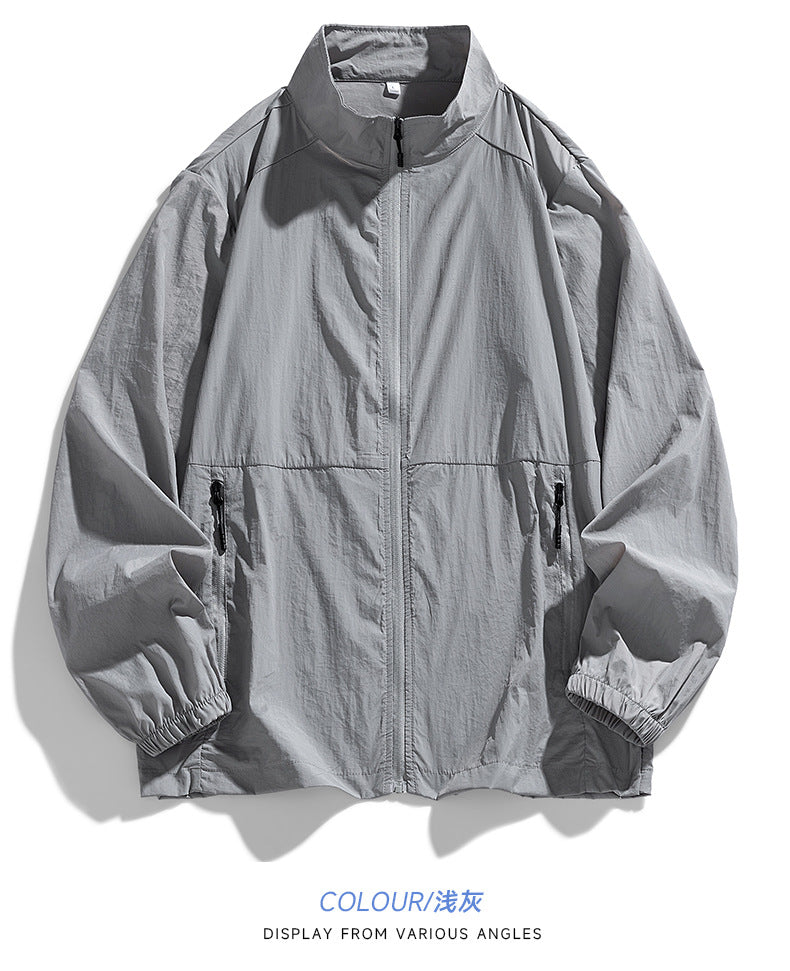 CBCMT2540-124B 立領夾克防曬衣夏季無帽日系凉感防曬服外套(5色)