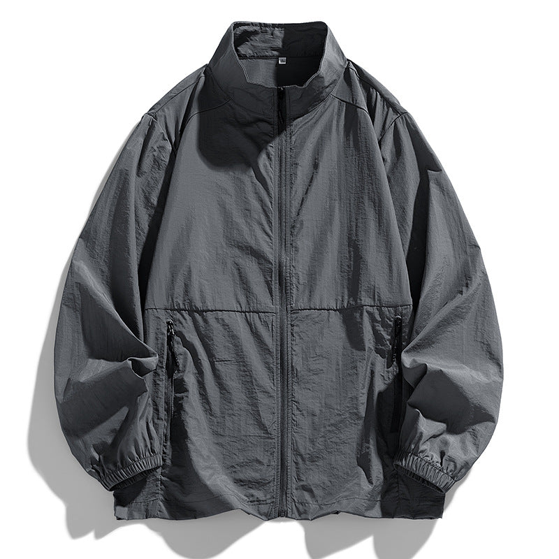 CBCMT2540-124B 立領夾克防曬衣夏季無帽日系凉感防曬服外套(5色)