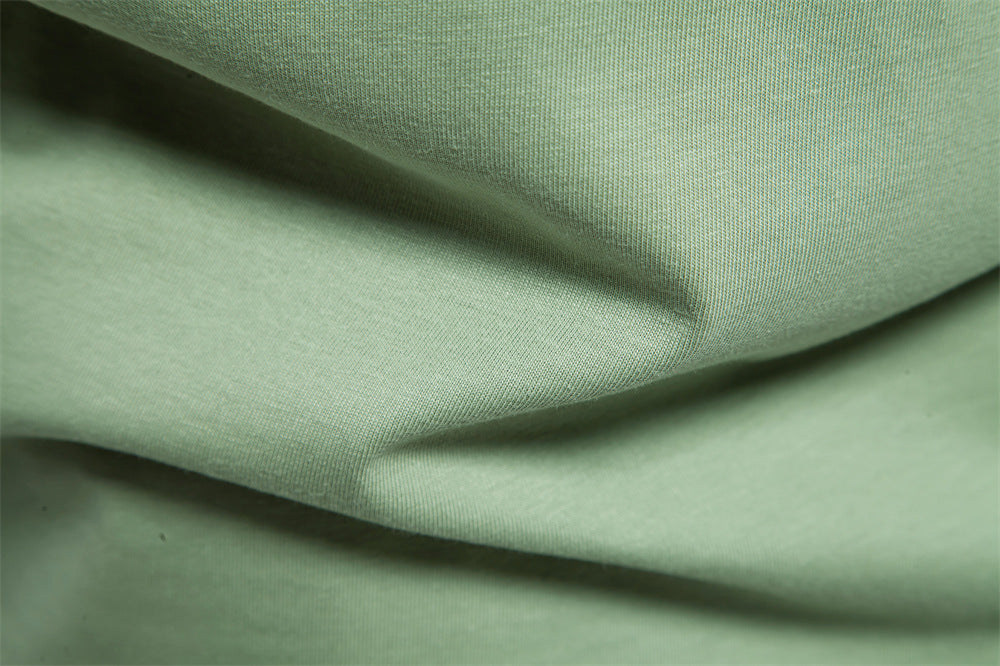 CBETS2007-4H 春夏歐碼刺繡修身型短袖休閒T恤(4色)