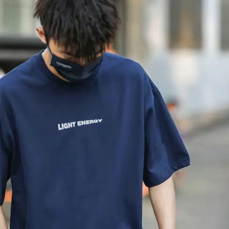 CBE269270-96B 純棉200克半袖寬鬆半袖上衣服純色(7色)