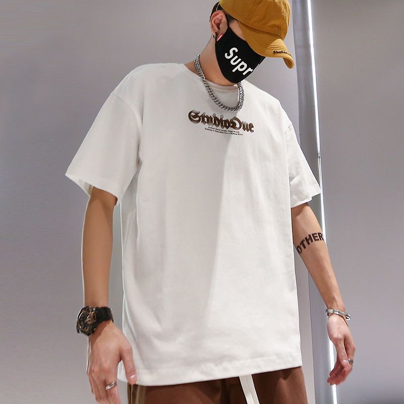 CBE0113-96B 夏季純棉200克美式潮牌半袖T恤短袖(4色)