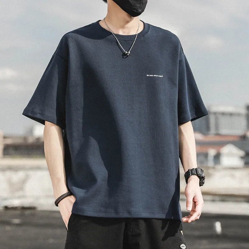 CBE269270-96B 純棉200克半袖寬鬆半袖上衣服純色(7色)