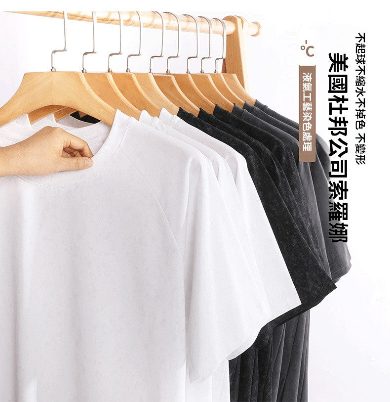 CBED0905-124B 做舊雪花水洗短袖T恤夏季半袖寬鬆T恤(3色.男女同款)CGE