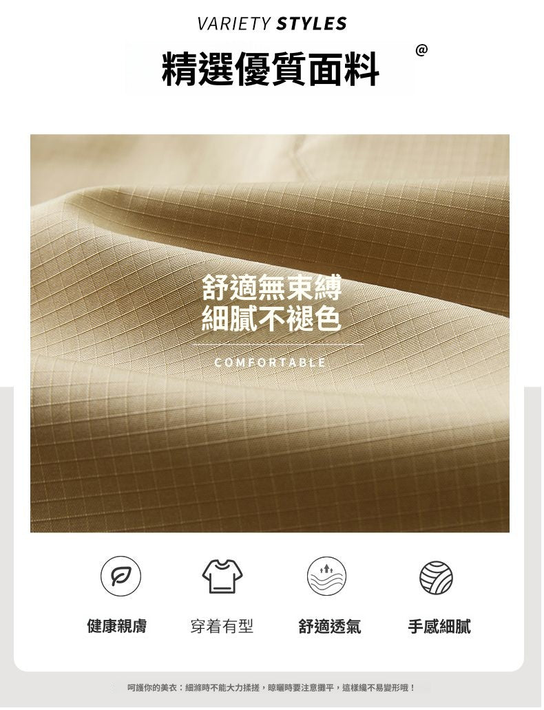 CBSSP603-65B 夏季工裝短褲五分褲寬鬆直筒(3色)