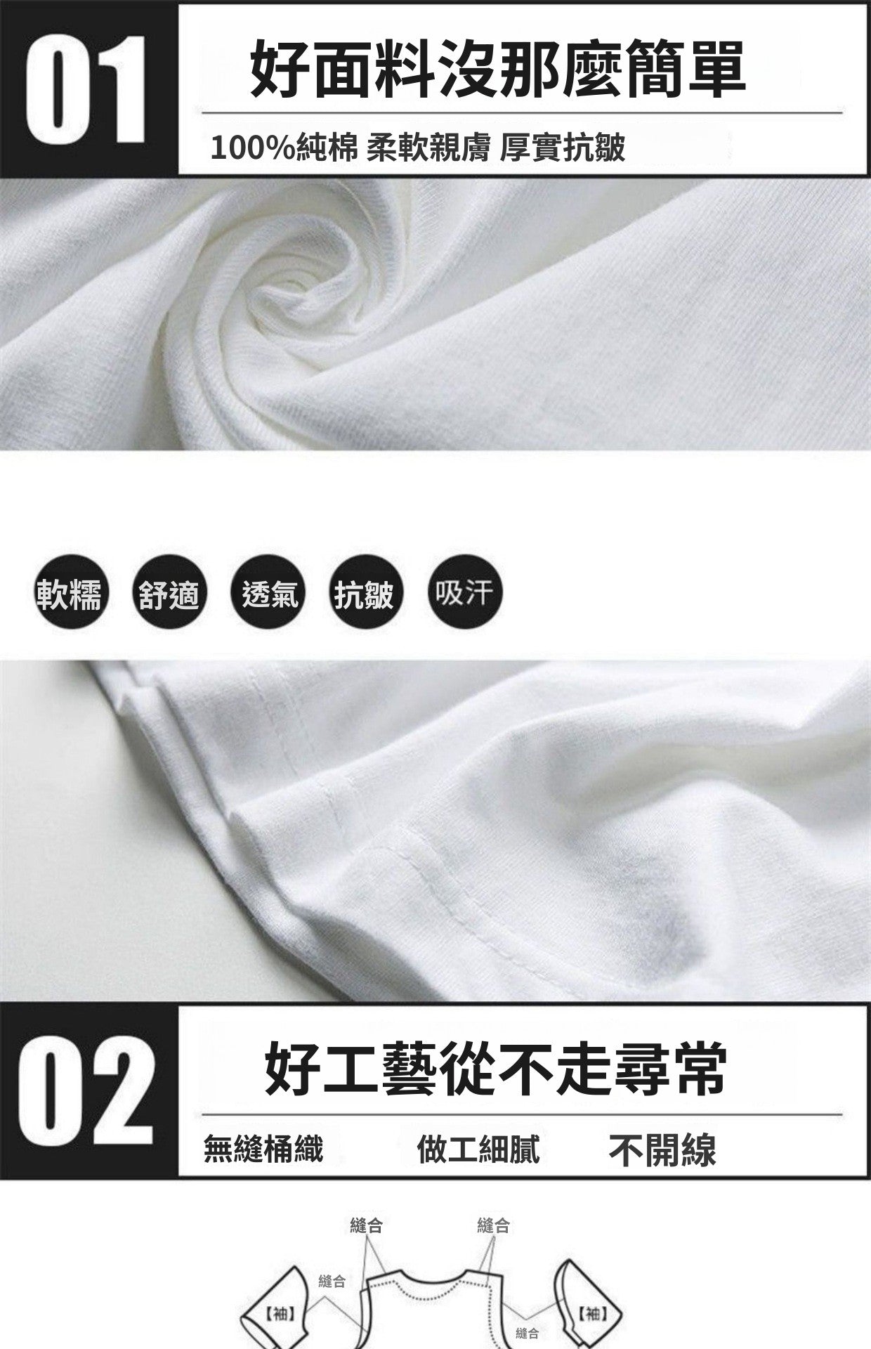 CBE2468-96B 純棉200克短袖港風T恤百搭夏季衣服(5色)