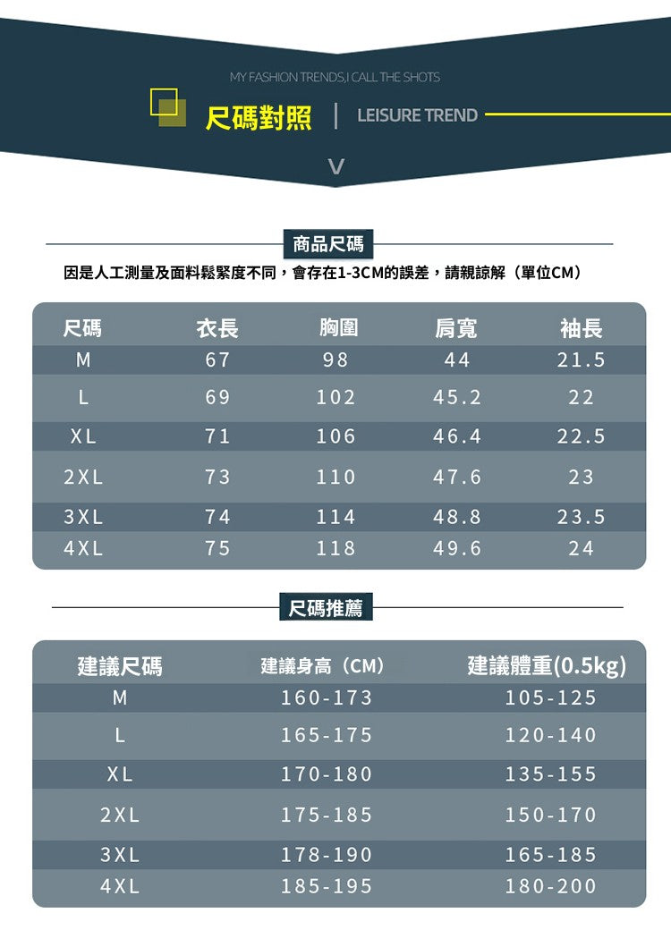 CBEM205-103-1B 撞色Polo衫夏季短袖T恤(2色)