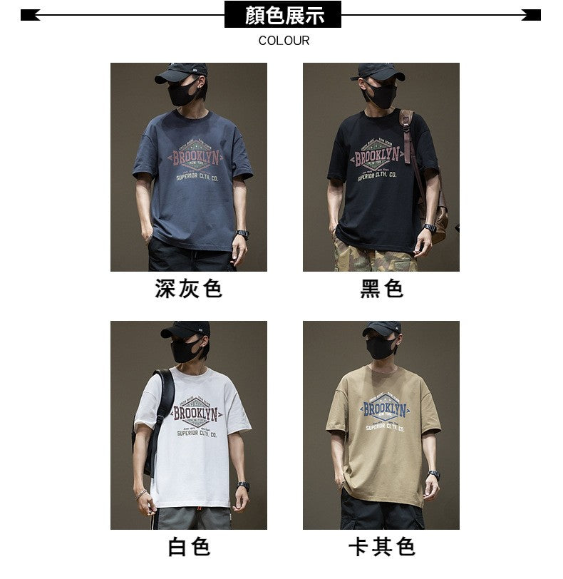 CBE265-96B 純棉200克重磅短袖T恤純棉寬鬆(2色)