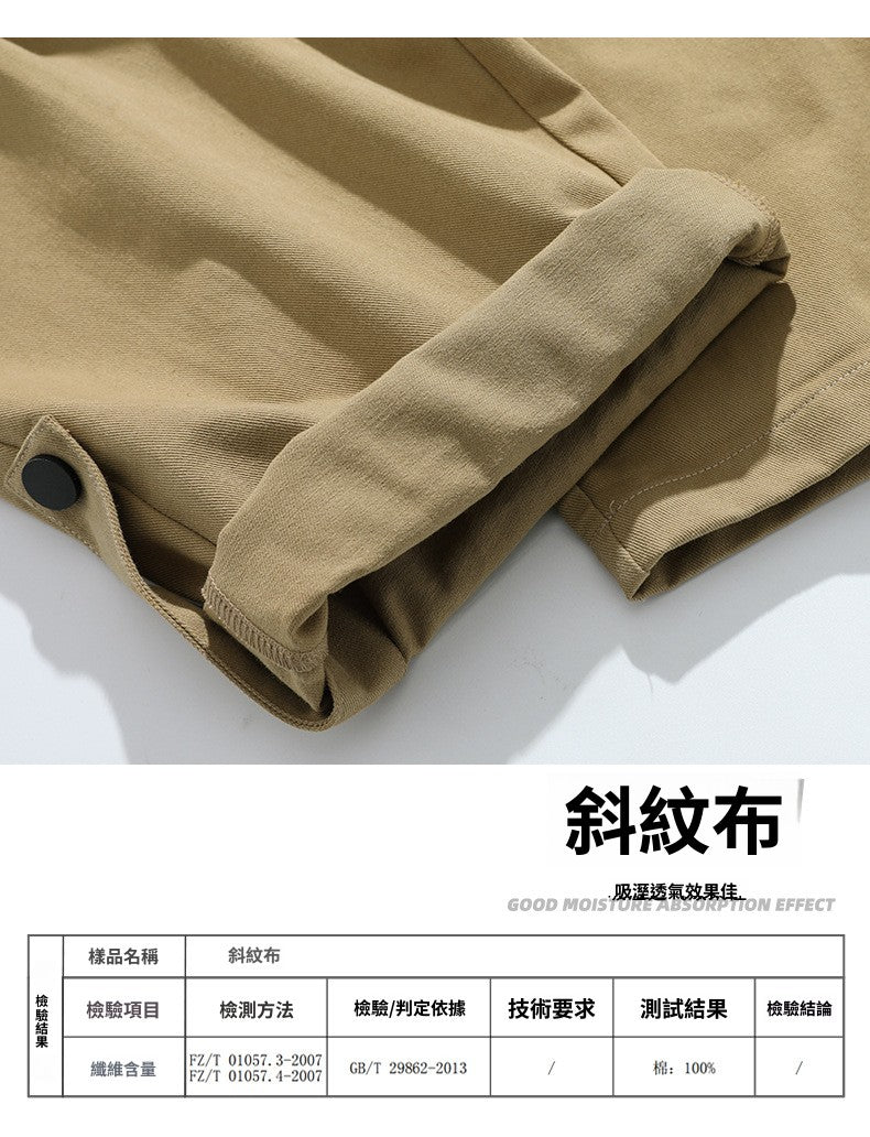 📺︎︎ CBAJ2079-8H 日系春季寬鬆設計感直筒工裝長褲(3色)