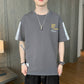 CBEM81131-103-1B 夏季男士短袖T恤純棉上衣服圓領寬鬆潮牌男生半袖青少年(3色)