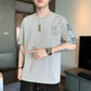 CBEM81131-103-1B 夏季男士短袖T恤純棉上衣服圓領寬鬆潮牌男生半袖青少年(3色)