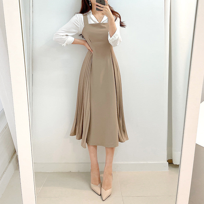 CGB6062-68B 吊帶連衣裙長款(2色)