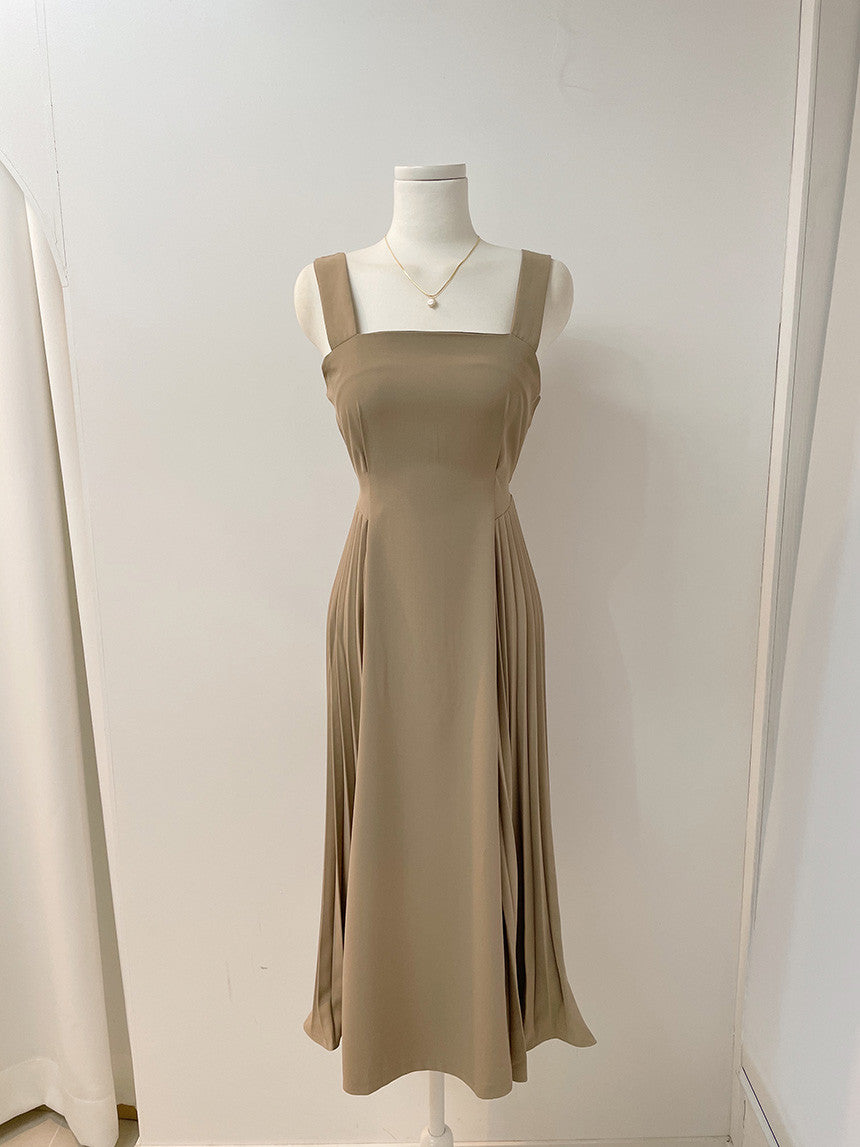 CGB6062-68B 吊帶連衣裙長款(2色)