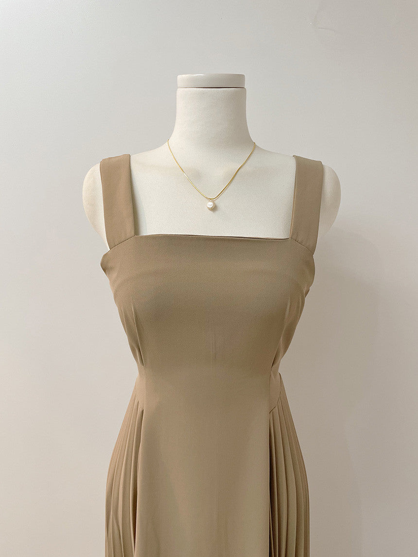 CGB6062-68B 吊帶連衣裙長款(2色)