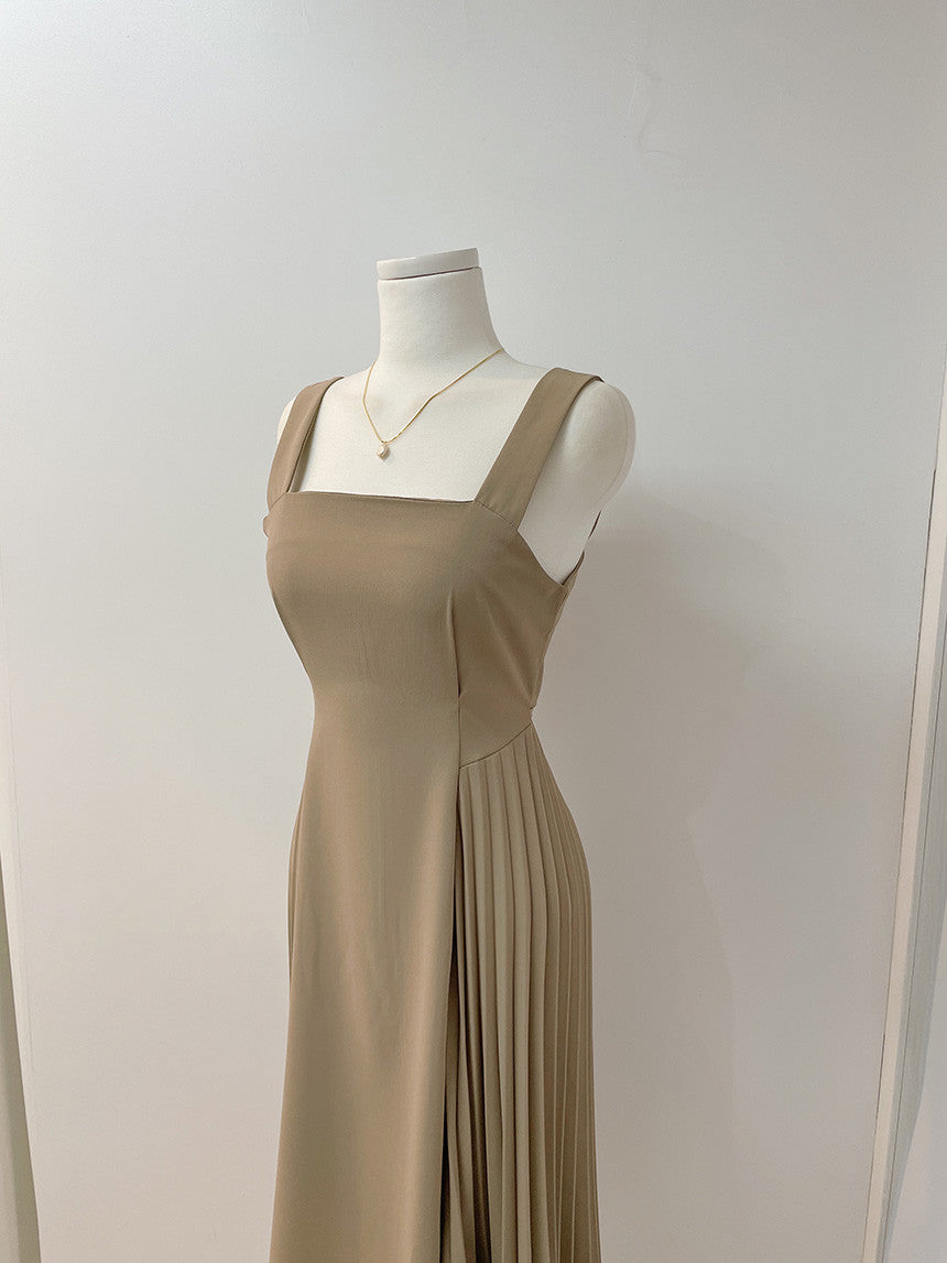 CGB6062-68B 吊帶連衣裙長款(2色)