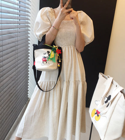 CGB9530-36H 韓版夏季法式領顯瘦氣質連衣裙(2色)