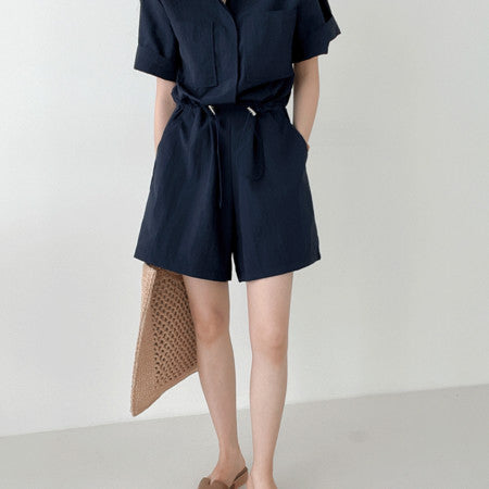 CGA6608-68B 復古休閒連體褲(2色)