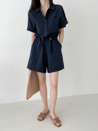 CGA6608-68B 復古休閒連體褲(2色)