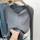 CGDDG-6606-2-42B 冰絲針織V領衫秋冬薄款長袖(8色)