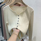 CGDDG-6606-2-42B 冰絲針織V領衫秋冬薄款長袖(8色)