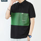 CBEM205-103-1B 撞色Polo衫夏季短袖T恤(2色)