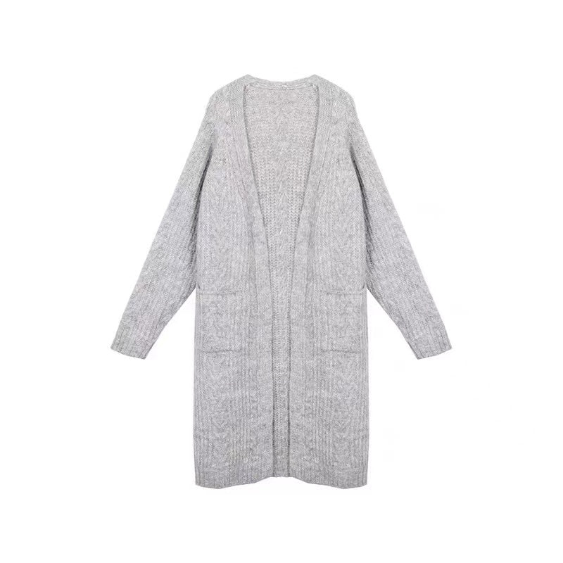 CGC3243-119B 春秋季中長款開衫針織外套(2色)