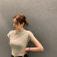 CGE8874-77B韓國ins夏季簡約立領針織衫女顯瘦氣質减齡上衣