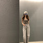 📺︎︎  CGF1526-77B 韓國chic夏季新款甜美U型針織背心吊帶(3色)