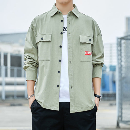 CBDA1908C-1B 長袖棉質休閒韓版寬鬆上衣(3色)