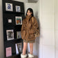 CGC0039-73B 冬美式高級感小眾加厚絨棉服寬鬆復古兩面穿羊羔毛棉衣