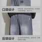CBAT-G79-2-1B 直筒寬鬆潮牌美式高街闊腿拖地休閒長褲(4色)
