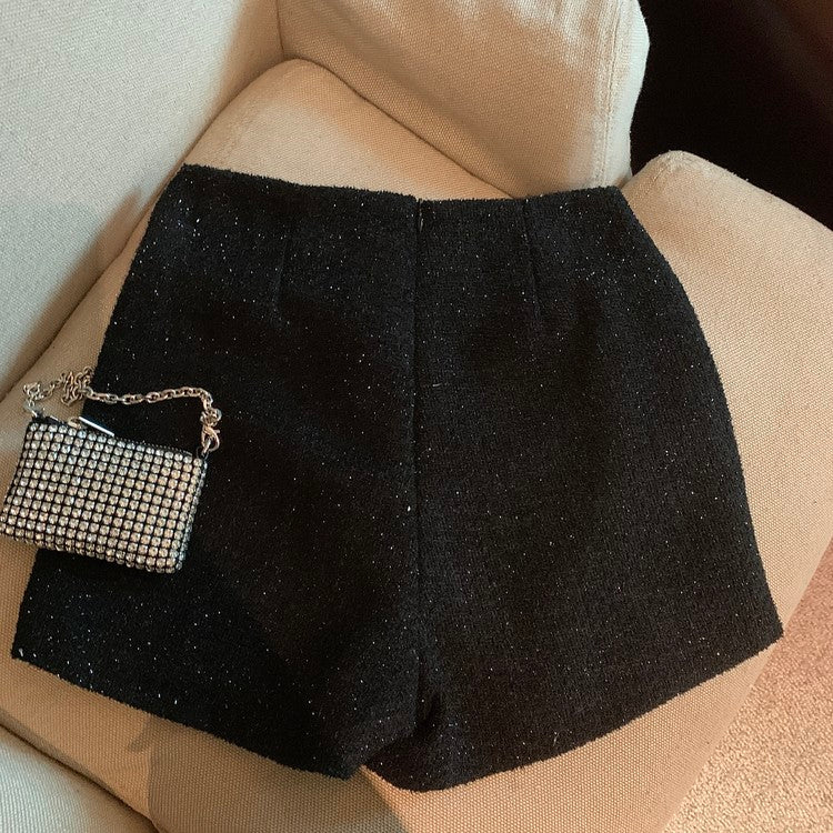 CGS9652-70B 秋冬小香風高腰短褲(2色)